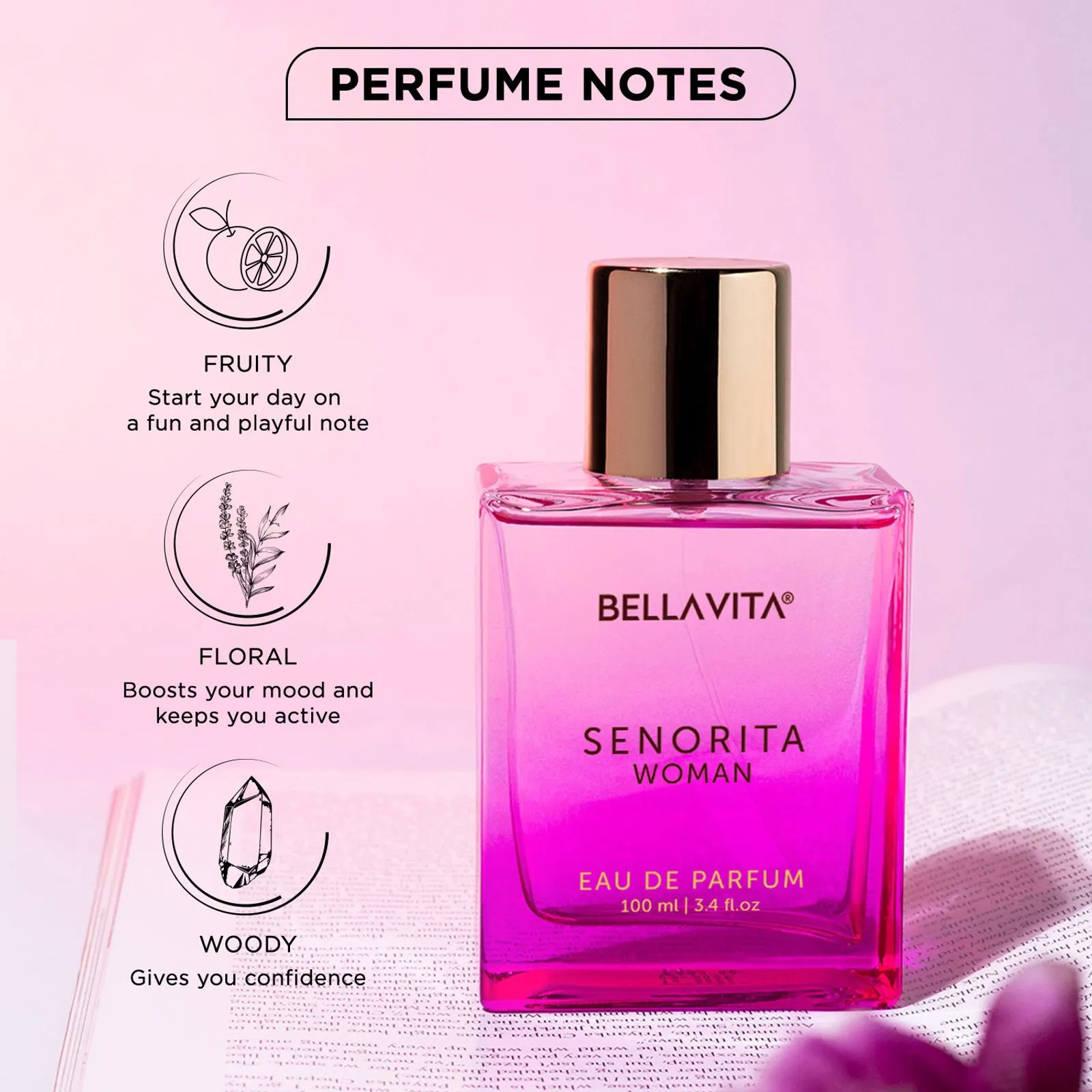 Bella Vita Senorita Woman Eau De Parfum 100ml - Image 3